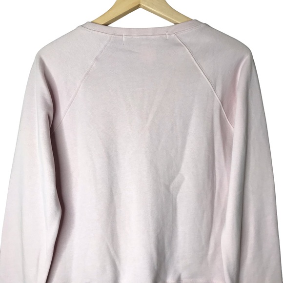 Rebecca Minkoff Lead with Love Lettering Sweatshirt Long Sleeve Crew Neck Top M - Picture 6 of 12